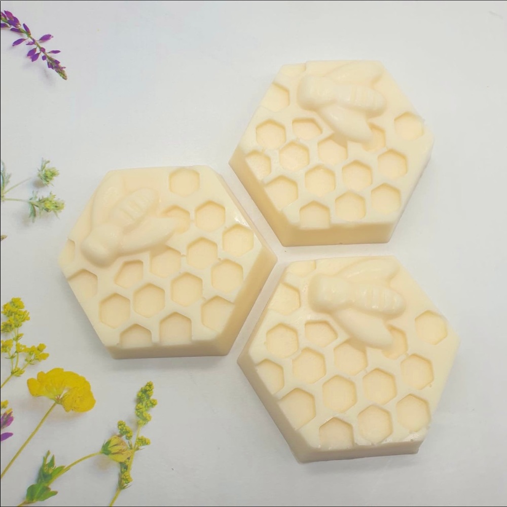 (3) Handmade Vanilla Honey Soap